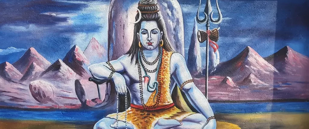 The deity Shiva from Hindu mythology